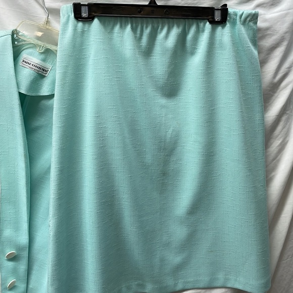 Pablo collection 2 picec open top skirt suit ladies sz 14p 3/14/4 - Picture 8 of 8